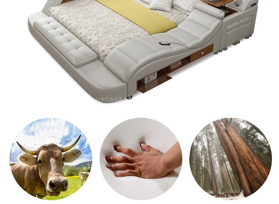 Cấu tạo chất liệu sản xuất đồ nội thất thông minh đa tiện ích