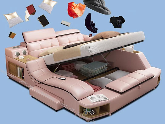 Giường ngủ kết hợp tủ quần áo đa năng tiện lợi