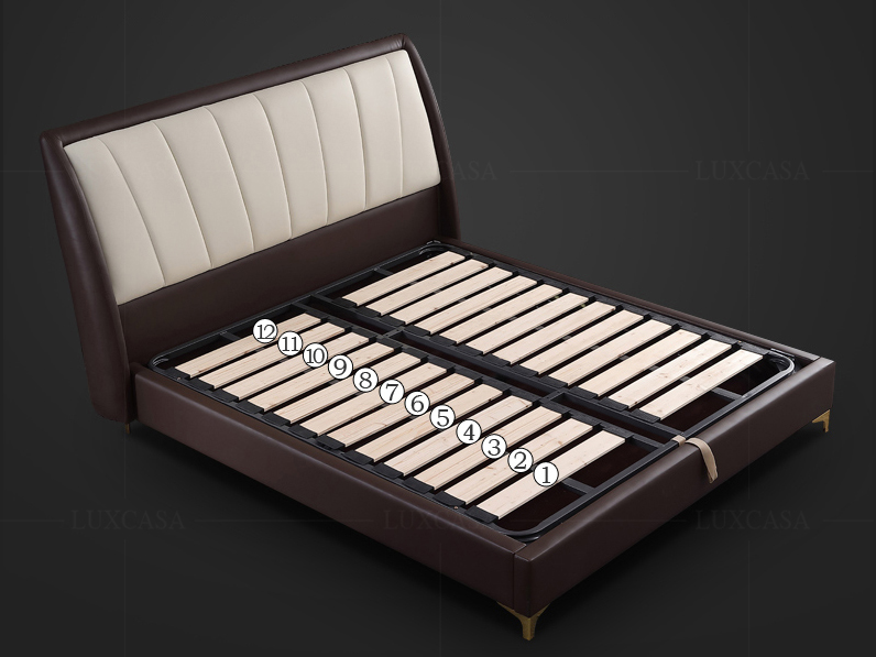 Giường ngủ bọc da cao cấp GD306