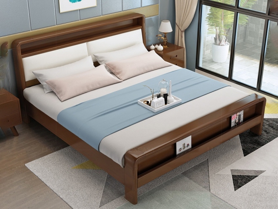 Giường ngủ gỗ hiện đại WB109