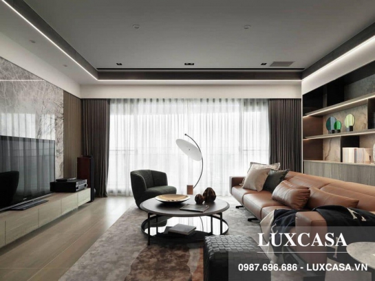 Thiết kế căn hộ sang trọng cao cấp nhà anh Sơn