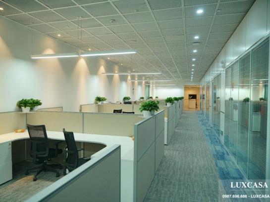 Thiết kế thi công phòng làm việc hiện đại sáng tạo