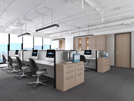 Mẫu thiết kế công ty hiện đại đơn giản SUNAC