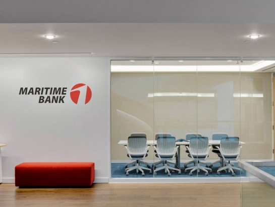 Thiết kế thi công văn phòng ngân hàng Maritimebank