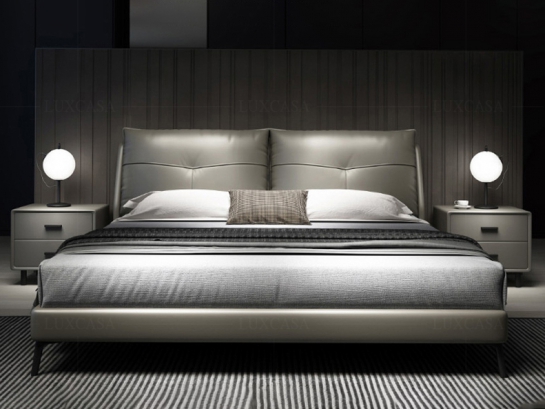 Giường ngủ bọc da cao cấp GD305