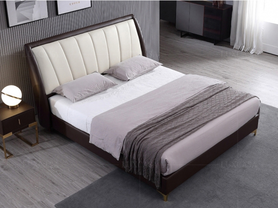 Giường ngủ bọc da cao cấp GD306