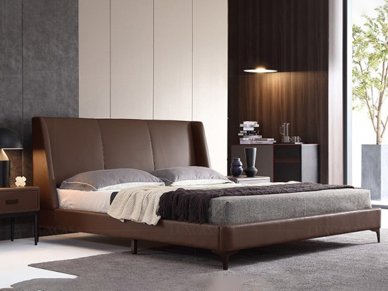 Giường ngủ bọc da cao cấp GD313