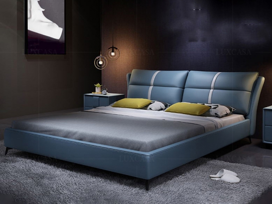 Giường ngủ bọc da cao cấp GD314