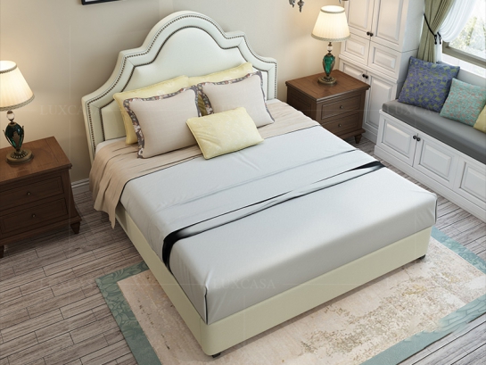 Giường ngủ bọc nỉ cao cấp GN108