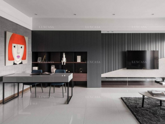 Thiết kế sắp xếp nội thất căn hộ hiện đại luxury nhà cô Phương