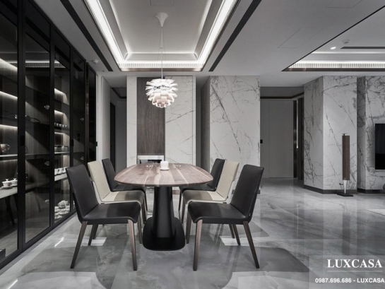 Thiết kế nội thất chung cư luxury Vinhome nhà chú Mạnh