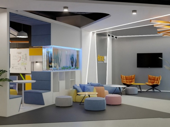 Thiết kế văn phòng không gian mở One 21