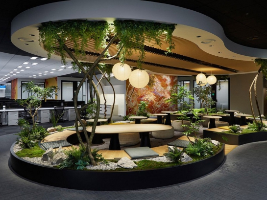 Thiết kế văn phòng kiểu Nhật ở Bắc Ninh