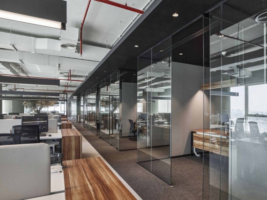 Thiết kế thi công văn phòng hiện đại diện tích lớn