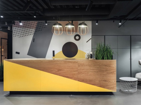 Thiết kế văn phòng phong cách Industrial Kangvina