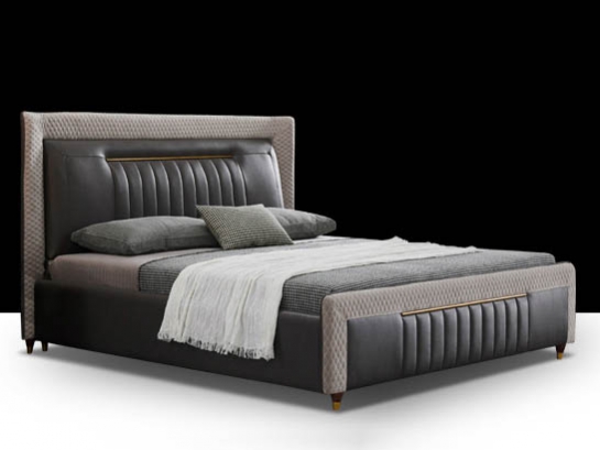 Giường ngủ bọc da cao cấp GD322