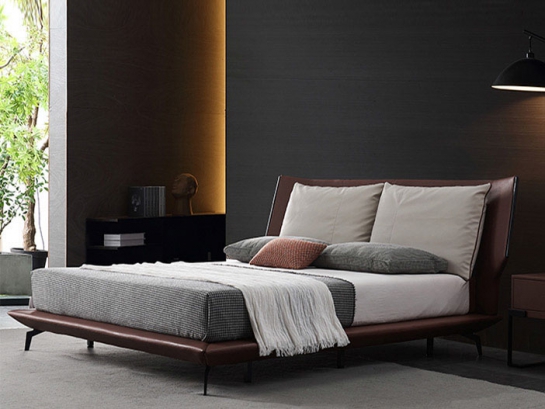 Giường ngủ bọc da cao cấp GD326